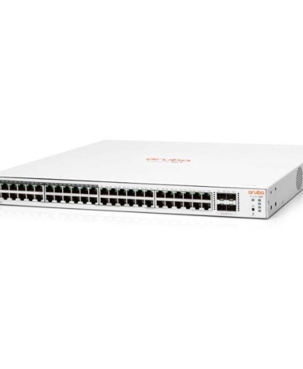 HPE Aruba Instant On 1830 48x RJ-45, 4x SFP Gigabit PoE + Rackmount Smart Switch JL815A