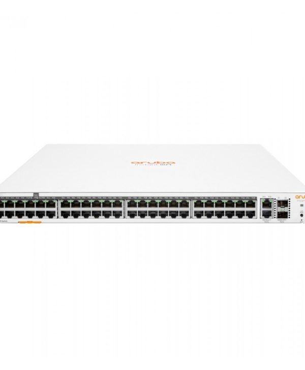 Aruba Instant On 1960 50x RJ-45, 2x SFP+ Gigabit PoE++/PoE+ Rackmount Smart Switch JL809A