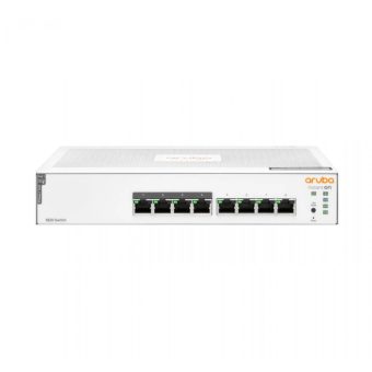 HPE Aruba Instant On 1830 8x RJ-45 Gigabit PoE+ Desktop/Rackmount Smart Switch JL811A
