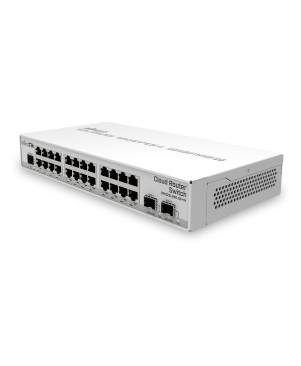 Mikrotik Cloud Router CRS326 24x RJ-45, 2x SFP+ PoE PD Desktop/Rackmount CRS326-24G-2S+IN