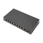 Digitus DN-800 8x RJ-45, 2x SFP Gigabit Desktop Unmanaged Switch DN-80067