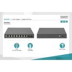 Digitus DN-800 8x RJ-45 Gigabit Desktop Unmanaged Switch DN-80069 - Image 4