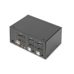Digitus KVM Switch 6x DisplayPort, 2x USB-B 2.0 4K/60 Hz Black DS-12862 - Image 2