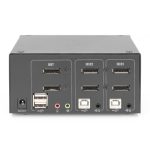 Digitus KVM Switch 6x DisplayPort, 2x USB-B 2.0 4K/60 Hz Black DS-12862 - Image 3