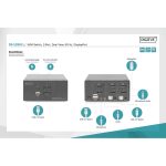 Digitus KVM Switch 6x DisplayPort, 2x USB-B 2.0 4K/60 Hz Black DS-12862 - Image 4