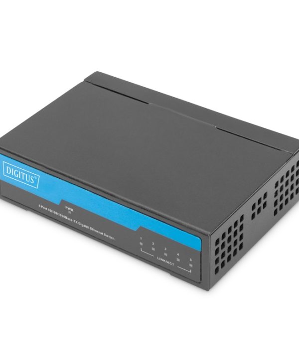 Digitus DN-800 5x RJ-45 Gigabit Desktop Unmanaged Switch DN-80202-1