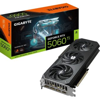 Gigabyte GeForce RTX 5060 Ti Gaming OC 16GB GDDR7 Black GV-N506TGAMING OC-16GD