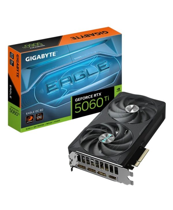 Gigabyte GeForce RTX 5060 Ti Eagle OC 8GB GDDR7 Black GV-N506TEAGLE OC-8GD