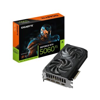 Gigabyte GeForce RTX 5060 Ti Windforce OC 8GB GDDR7 Black GV-N506TWF2OC-8GD