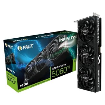 Palit GeForce RTX 5060 Ti Infinity 3 16GB GDDR7 Black NE7506T019T1-GB2061S