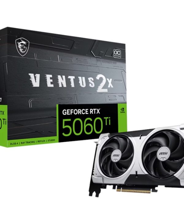 MSI GeForce RTX 5060 Ti Ventus 2X OC 16GB GDDR7 Black V535-005R