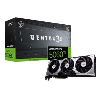 MSI GeForce RTX 5060 Ti Ventus 3X OC 16GB GDDR7 Black V812-072R