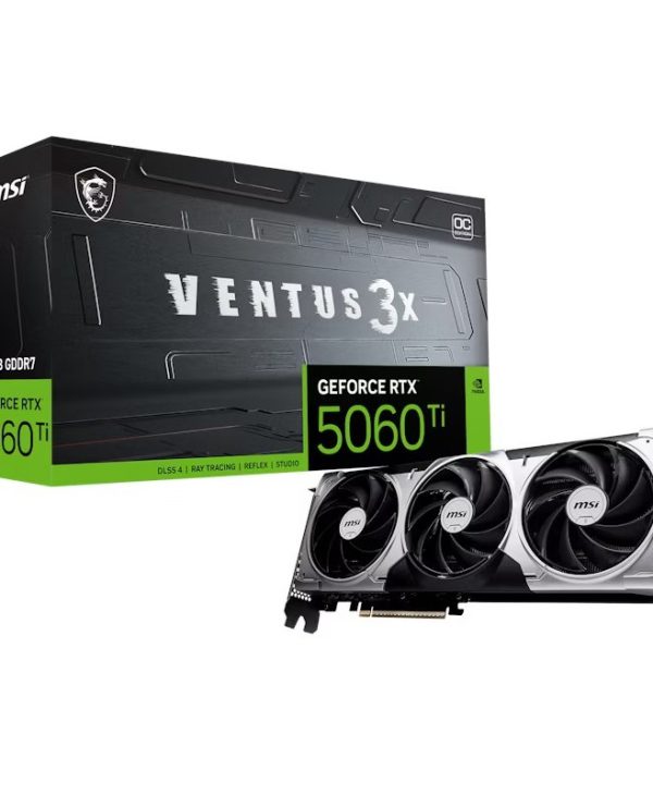 MSI GeForce RTX 5060 Ti Ventus 3X OC 16GB GDDR7 Black V812-072R
