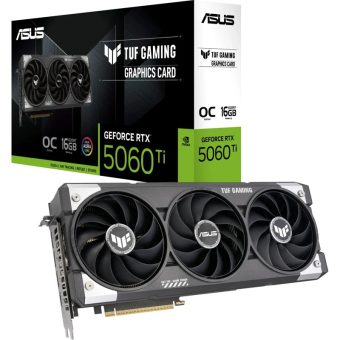 Asus GeForce RTX 5060 Ti TUF Gaming OC 16GB GDDR7 Black TUF-RTX5060TI-O16G-GAMING