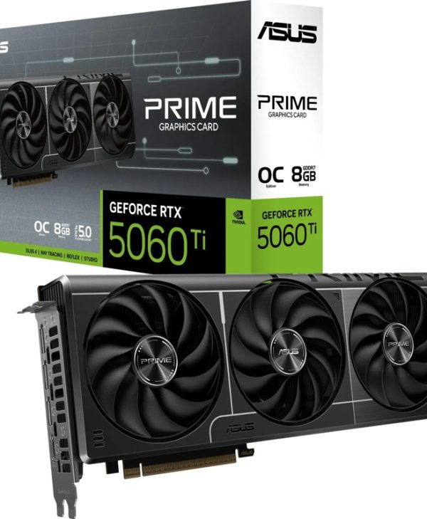 Asus GeForce RTX 5060 Ti Prime OC Edition 8GB GDDR7 Black PRIME-RTX5060TI-O8G