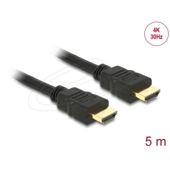 Delock HDMI Type-A Male/ HDMI Type-A Male (4K) 5 m Black 84409