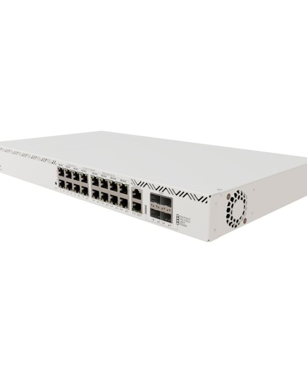 MikroTik Cloud Managed Rackmount Gigabit Switch 16x RJ-45/SFP, 4x SFP+, PoE++ CRS320-8P-8B-4S+RM