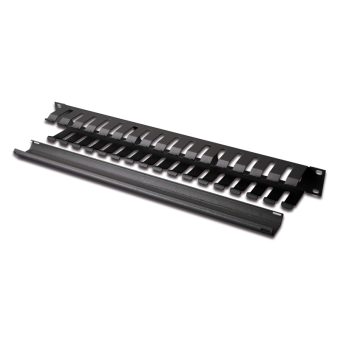 Digitus 19" Rackmount 1U Cable Managment Panel Black DN-97617