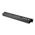 Digitus 19" Rackmount 1U Cable Managment Panel Black DN-97617 - Image 2
