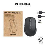 Logitech Mouse MX Anywhere 3S For Business Wireless Graphite 910-006958 - Image 6