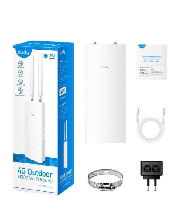 Cudy N300 Outdoor Wi-Fi Router 4G LTE LT400 Outdoor
