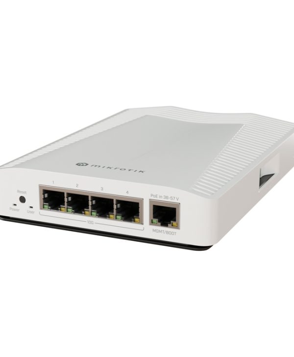 MikroTik Cloud 4x RJ-45 Gigabit Managed Router Switch PoE PD CRS304-4XG-IN