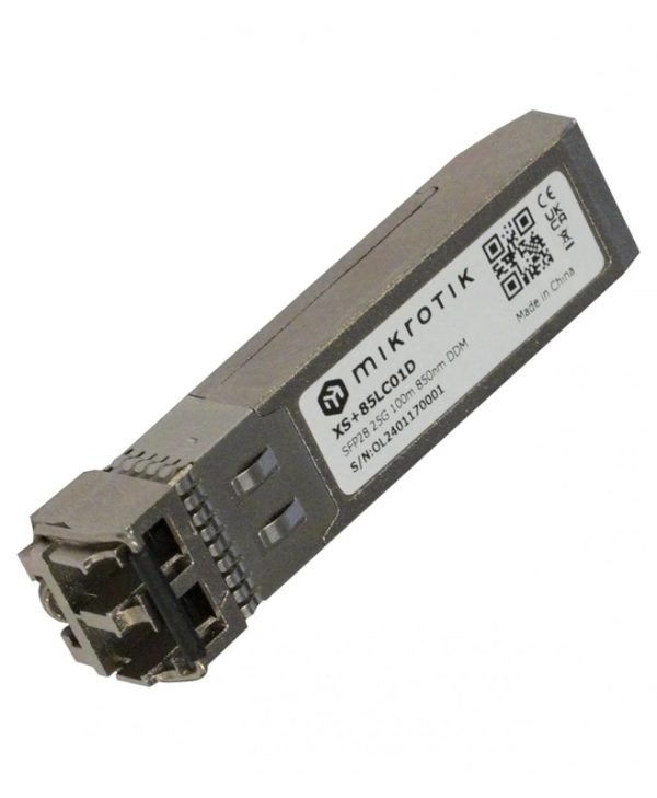 MikroTik Fiber Optic Transceiver MM 100m SFP28 XS+85LC01D