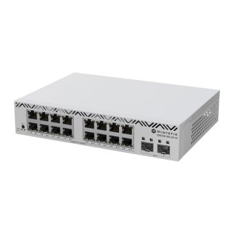 MikroTik Cloud CSS318 16x RJ-45, 2x SFP+ Gigabit Rackmount/Desktop Managed Switch CSS318-16G-2S+IN