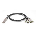 Digitus 40GQSFP+ to 4XSFP+ DAC Breakout Cable 1 m Black DN-81321 - Image 3