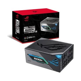 Asus ROG Thor Titanium III 1600W 13.5cm Fully-Modular 80+ Titanium PCIe 5.1 Black 90YE00V1-B0NA00