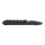 Logitech Ergo Wave Keys Keyboard With Built In Palmrest Graphite 920-012304 - Image 3