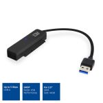 Act USB 3.2 to Sata III Adapter for 2.5" HDD/SSD 0.15m Black AC1510 - Image 2