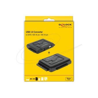 Delock Adapapter USB 3.0 to SATA / IDE Black CHANGE 61486