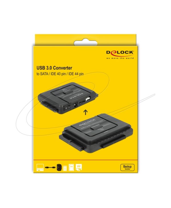 Delock Adapapter USB 3.0 to SATA / IDE Black CHANGE 61486