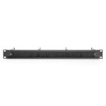 Digitus 19" Rackmount 1U Cable Management Panel with brush 4x steel rings 40x75 mm Black DN-97669 - Image 5