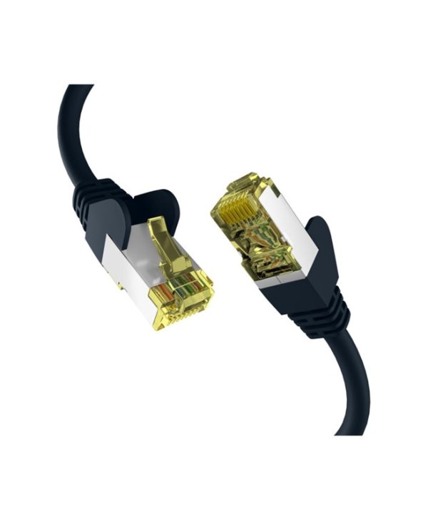 EFB Elektronik S/FTP PIMF Cat.6a Patch Cable LSZH RJ45 Male/ RJ45 Male Black 30 m EC020200044