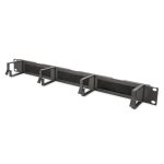 Digitus 19" Rackmount 1U Cable Management Panel with Brush Entries Black DN-97663