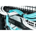 Digitus 19" Rackmount 1U Cable Management Panel with Brush Entries Black DN-97663 - Image 3