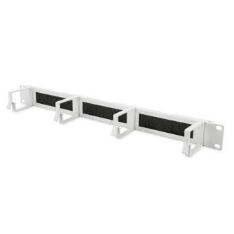 Digitus 19" Rackmount 1U Cable Management Panel with Brush Entries Grey DN-97662