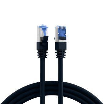 EFB Elektronik S/FTP Cat.7 (cable), Cat.6a (connectors) RJ45 Male/ RJ45 Male Black 30 m K5525FSW.30