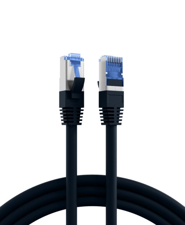EFB Elektronik S/FTP Cat.7 (cable), Cat.6a (connectors) RJ45 Male/ RJ45 Male Black 30 m K5525FSW.30