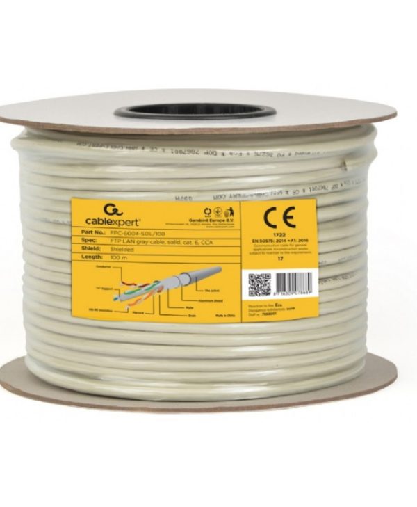 Gembird Lan Cable F/UTP Cat.6 305 m Grey FPC-6004-SOL
