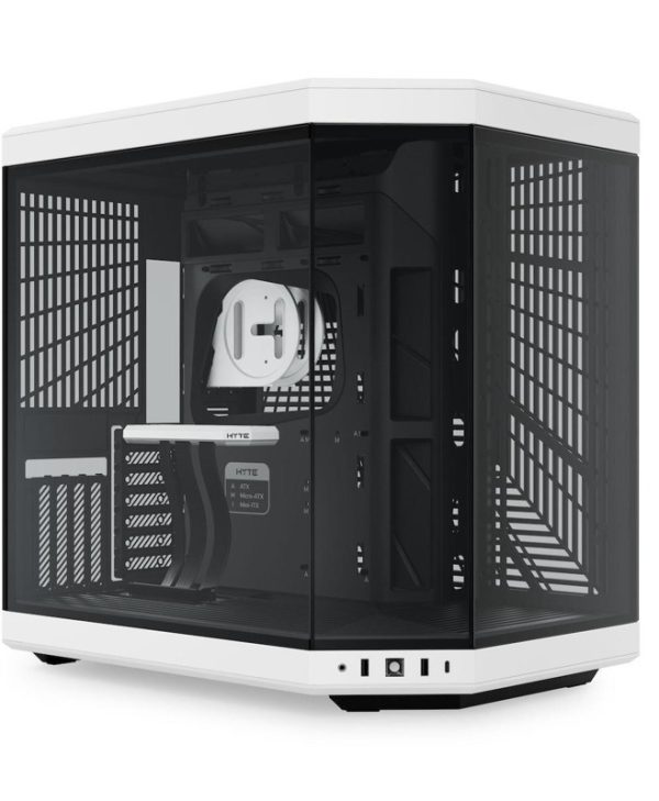 HYTE Y70 Midi Tower Tempered Glass Modern Aesthetic Black/White CS-HYTE-Y70-BW