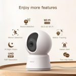Arenti Indoor 2.5K 5MP UHD Wi-Fi Pan-Tilt Baby Monitor / Pet Camera White P2F - Image 3