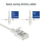 Intronics U/FTP Cat6a 32AWG Slim LSZH 10m White DC6910 - Image 4