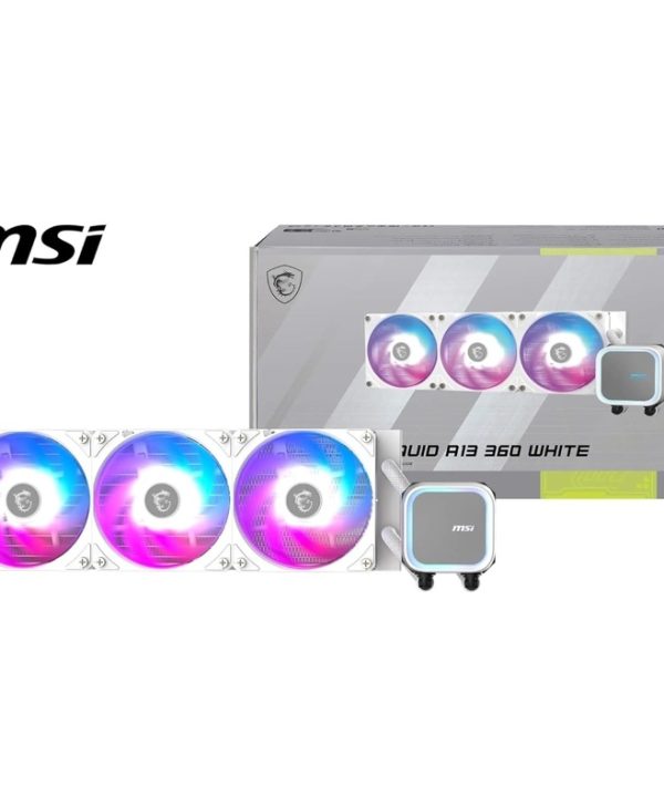 MSI MAG CoreLiquid A13 RGB 360 CPU Liquid Cooler White 306-7ZWDA21-L80