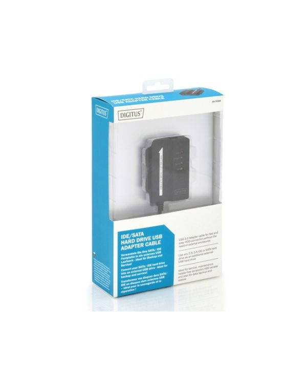 Digitus USB3.0 to SATAII + 3.5" IDE Adapter Cable Black DA-70325
