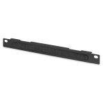 Digitus 10" Rackmount 0.5U Cable Brush Management Panel  Black DN-10-ORG-1-2U-B - Image 2