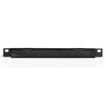 Digitus 10" Rackmount 0.5U Cable Brush Management Panel  Black DN-10-ORG-1-2U-B - Image 3
