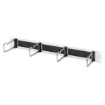 Digitus 19" Rackmount 1U Cable Management Panel with Steel Rings and Brush Strip Grey DN-97668 - Image 2
